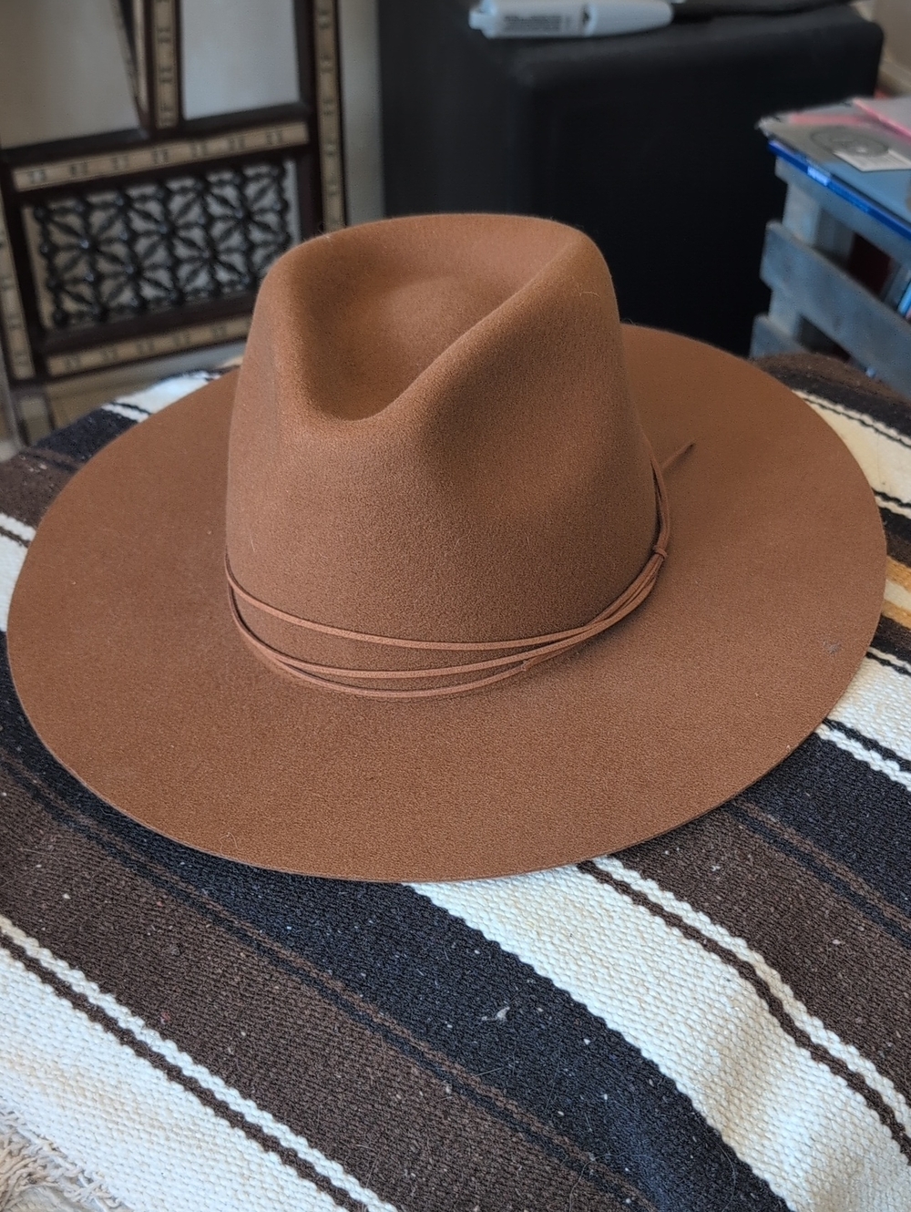 Anthropologie X Wyeth Brown Rancher Hat